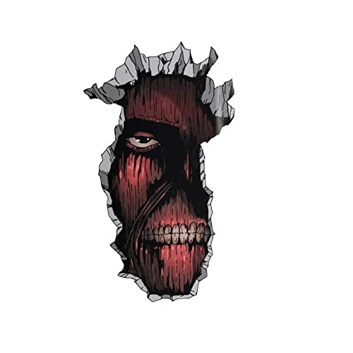 Attack on Titan Wall Titan Auto Sticker - 13 cm