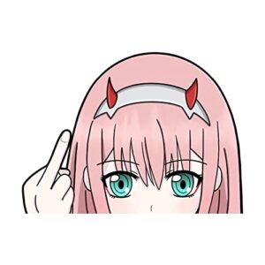 Zero Two Anime Auto Sticker - 13 cm