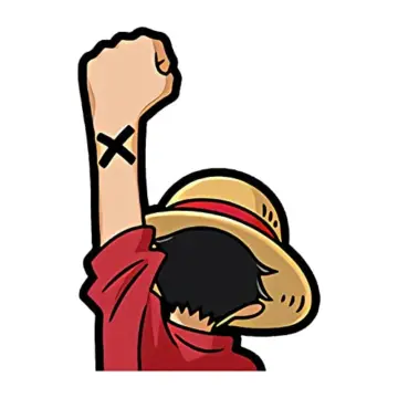 One Piece Luffy Auto Sticker – 13 cm