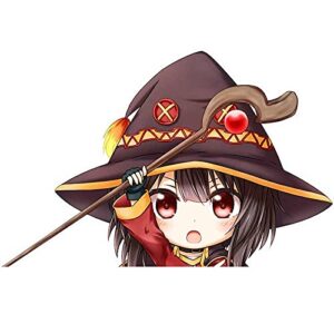 KonoSuba Megumin Peeker Sticker - 13 cm
