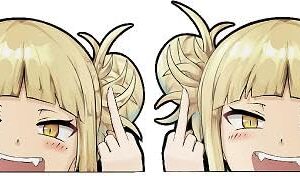 My Hero Academia Himiko Toga Peeker Anime Sticker