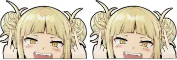 My Hero Academia Himiko Toga Peeker Anime Sticker