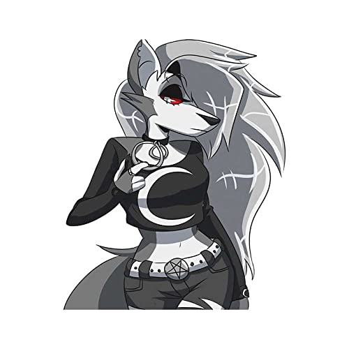 Helluva Boss Loona Peeker Sticker - 13 cm