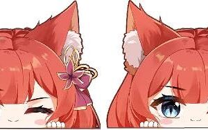 Kitsukami Kawaii Anime Sticker Set