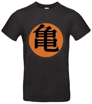 Goku Kanji T-Shirt - Farbe Schwarz, Größe XXL