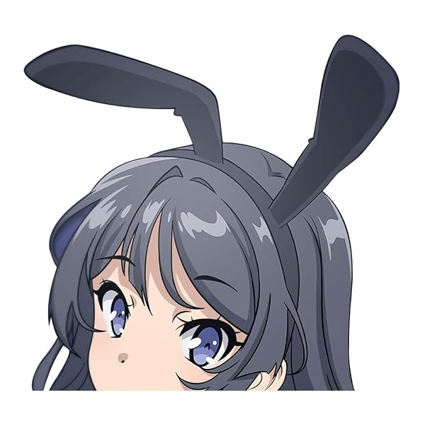 Bunny Girl Senpai Mai Sakurajima Peeker Sticker
