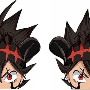 Black Clover Asta Peeker Anime Sticker