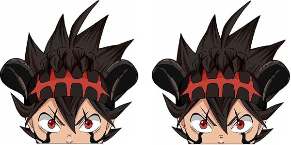 Black Clover Asta Peeker Anime Sticker