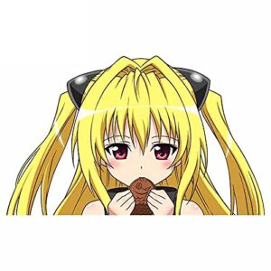 To Love-Ru Konjiki no Yami Auto Sticker - 13 cm