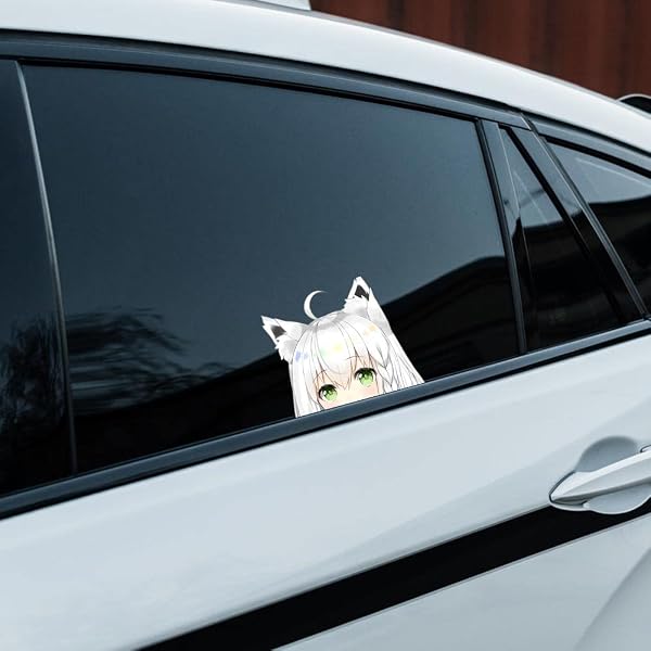 Hololive Shirakami Fubuki Peeker Sticker - 13 cm