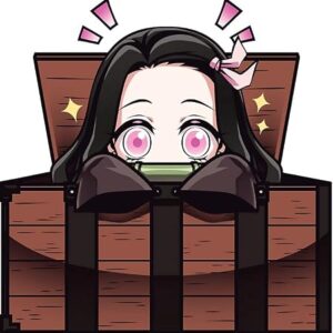 Demon Slayer Nezuko Auto Sticker - 13 cm