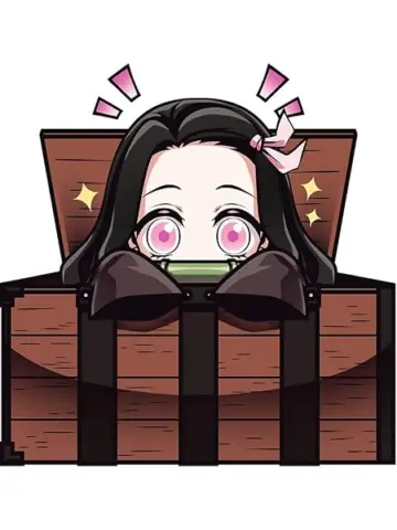 Demon Slayer Nezuko Auto Sticker – 13 cm