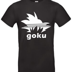 Goku T Shirt Anime Design Fitness Look Muskelshirt Manga Style für Kraftsport Fans Japan Kame Trainingsshirt - Schwarz / S