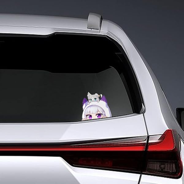 Re:Zero Emilia Peeker Sticker - 12 cm