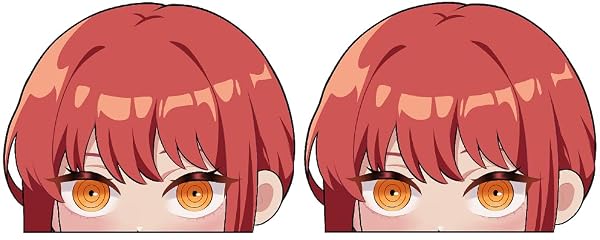 Makima Peeker Anime Sticker Set