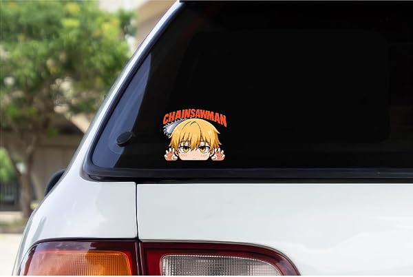 Chainsaw Man Denji Peeker Anime Sticker - Produktbild 2