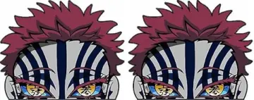 Demon Slayer Peeker Anime Sticker - Motiv Akaza