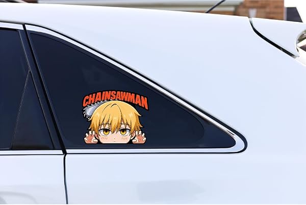 Chainsaw Man Denji Peeker Anime Sticker - Produktbild 3