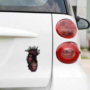 Attack on Titan Wall Titan Auto Sticker - 13 cm
