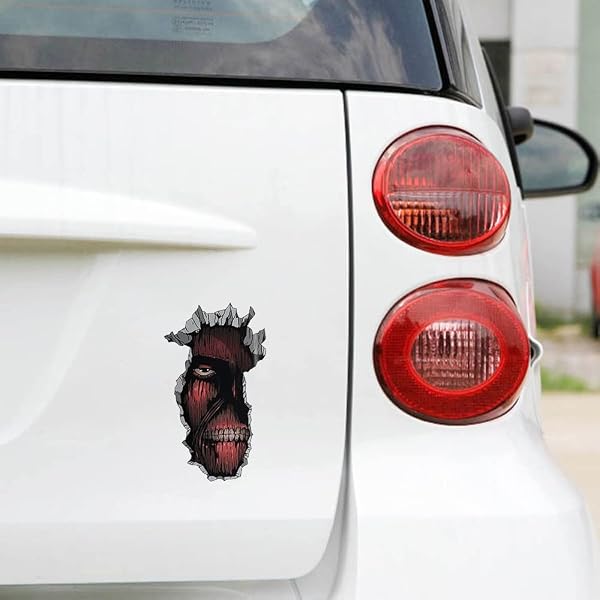 Attack on Titan Wall Titan Auto Sticker - 13 cm