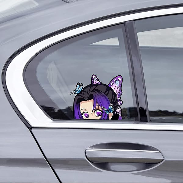Demon Slayer Shinobu Peeker Anime Sticker - Produktbild 5