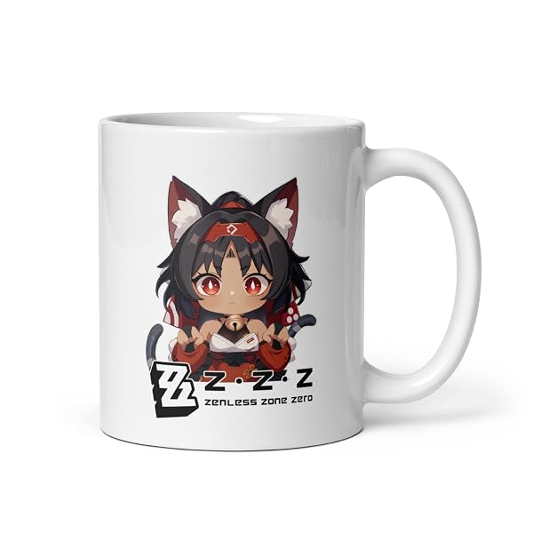 Zenless Zone Zero Tasse - 330ml, Anime & Gaming Design - Nicole Demara, Jane Doe & Nekomiya Mana Motive - Perfekt für Fans! - Nekomiya Mana