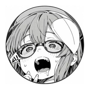 Anime Girl Fill Me Up Auto Sticker - 13 cm