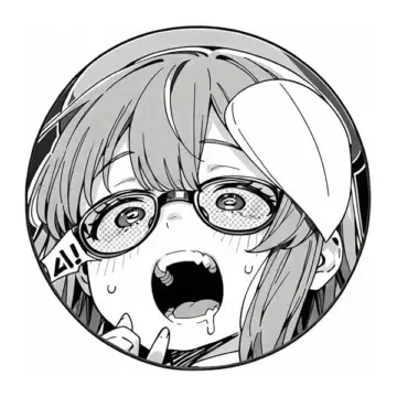 Anime Girl Fill Me Up Auto Sticker – 13 cm