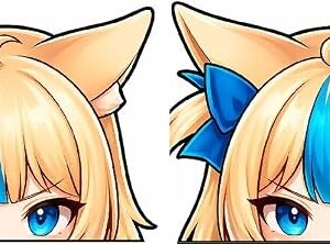 Sameko Saba VTuber Peeker Sticker