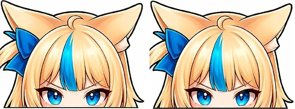 Sameko Saba VTuber Peeker Sticker