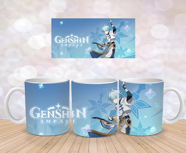 Genshin Impact Tasse: Mehrere Designs, Hochwertige Keramik, Perfekt für Gaming Fans - Chongyun