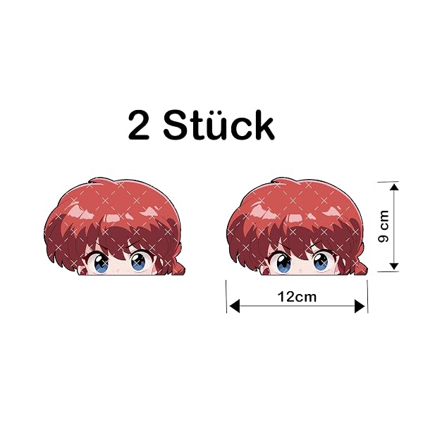 Ranma ½ Peeker Anime Sticker - Produktbild 2