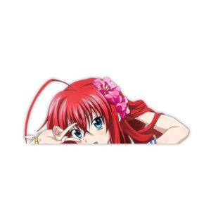 Anime Girl Peeker Sticker - 2 Größen
