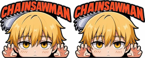 Chainsaw Man Denji Peeker Anime Sticker