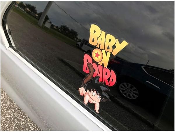 Goku Baby on Board Auto Sticker - Produktbild 3