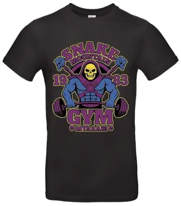Snake Mountain Gym T-Shirt - Farbe Schwarz, Größe XXL