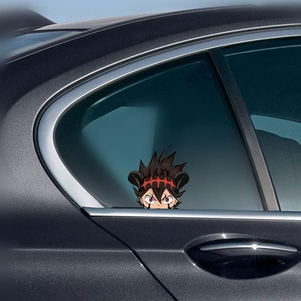 Black Clover Asta Peeker Anime Sticker - Produktbild 3