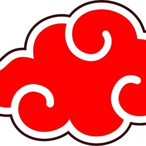 Naruto Akatsuki Cloud Anime Sticker