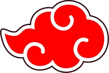 Naruto Akatsuki Cloud Anime Sticker