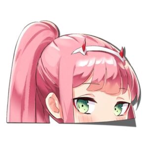 Zero Two Peeker Sticker - 13 cm