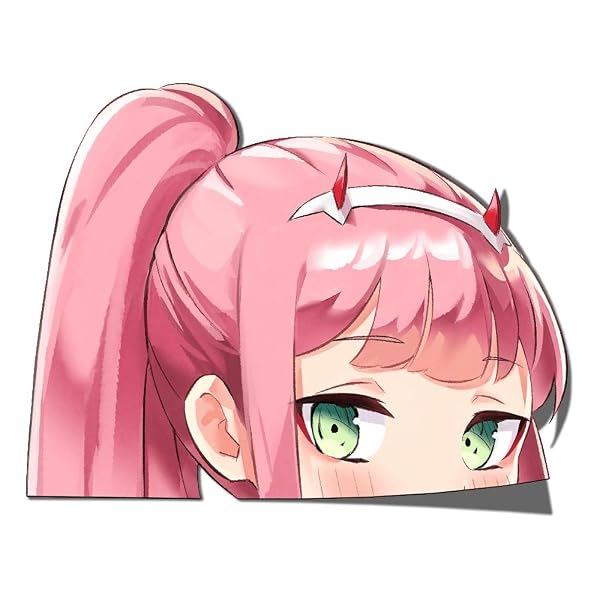 Zero Two Peeker Sticker - 13 cm