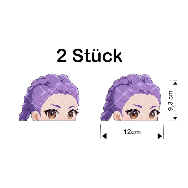 K-Pop Demon Hunters Peeker Anime Sticker - Produktbild 2