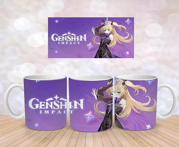 Genshin Impact Tasse: Mehrere Designs, Hochwertige Keramik, Perfekt für Gaming Fans - Fischl