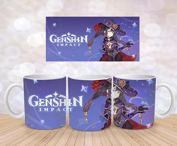 Genshin Impact Tasse: Mehrere Designs, Hochwertige Keramik, Perfekt für Gaming Fans - Mona