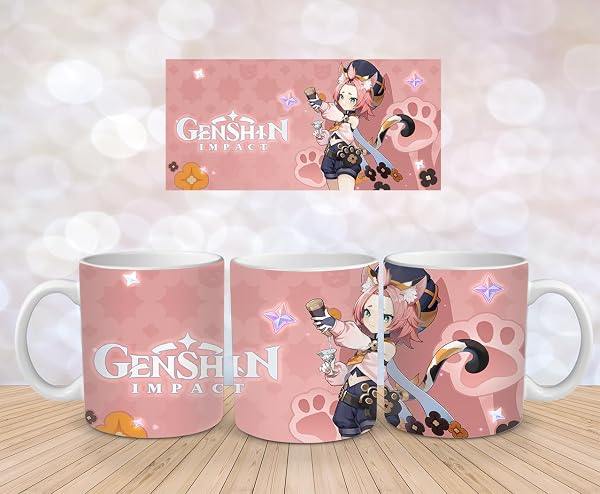 Genshin Impact Tasse: Mehrere Designs, Hochwertige Keramik, Perfekt für Gaming Fans - Diona