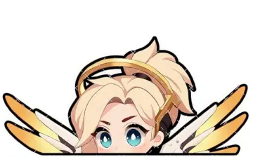 Mercy Gaming Peeker Sticker - 2 Stück