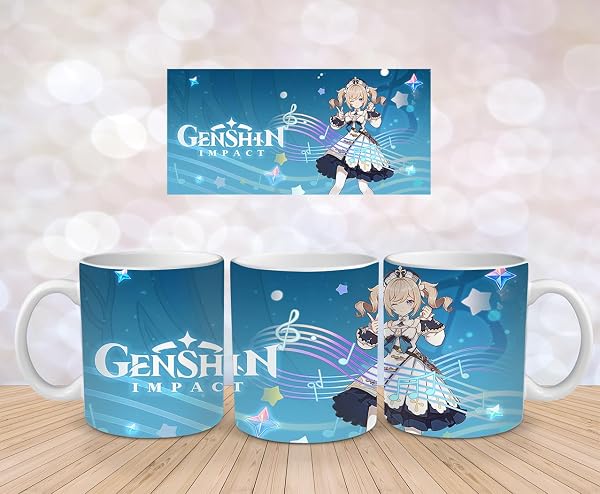 Genshin Impact Tasse: Mehrere Designs, Hochwertige Keramik, Perfekt für Gaming Fans - Barbara