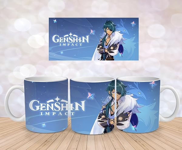 Genshin Impact Tasse: Mehrere Designs, Hochwertige Keramik, Perfekt für Gaming Fans - Kaeya
