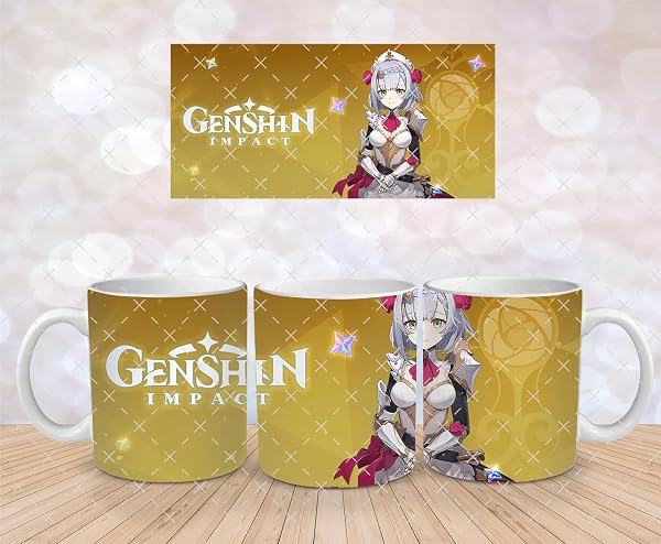 Genshin Impact Tasse: Mehrere Designs, Hochwertige Keramik, Perfekt für Gaming Fans - Noelle