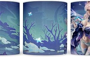 Genshin Impact Kokomi Tasse - 330 ml Fanartikel für Gamer - Hochwertige Keramiktasse für Fans - Gaming Merchandise Geschenk